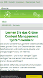 Mobile Screenshot of gruenes-cms.de